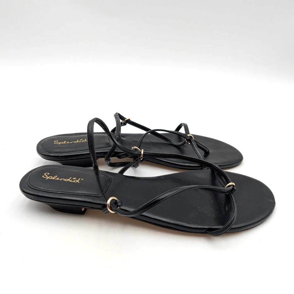 Splendid Sofia Strappy Sandal Open Toe Women's Bl… - image 3